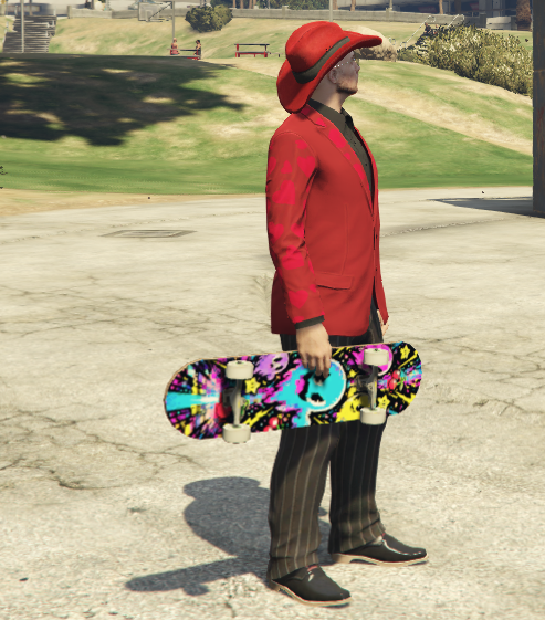 30 Skateboard Prop Pack In-game use